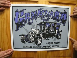 Graveyard Moscow Mint Silk Screen Signed Perkins Radio Poster January 2012-
s... - $89.86