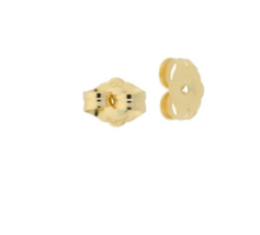 1 pair 14k Gold Filled 4.6mm Butterfly Clutches Earring Backs   GOLD FILLED - £5.72 GBP