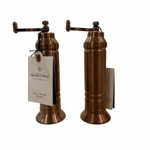 Hearth &amp; Hand With Magnolia Salt &amp; Pepper Copper Finish Crank Grinder BRAND NEW - $89.09