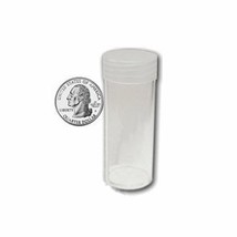 Round Quarter Coin Tubes Storage 24mm by BCW 5 pack - $4.48