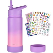 Kids Water Bottle, 16Oz Stainless Steel Insulated Water Bottle Kids With... - £29.89 GBP