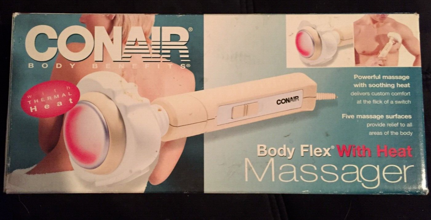 vintage Conair massager body flex WORKS, 3 different textured surfaces,2 setting - $16.04