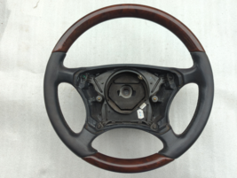 MB Mercedes-Benz W215 W220 S-class OEM Wood &amp; Leather steering wheel - £111.06 GBP