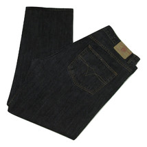 Members Property Jeans Relaxed Mens Size 42X31 Dark Denim Zipper Fly Cotton Blue - £11.79 GBP