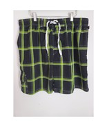 NBN Gear Swim Trunks 3XL Mens Black Green White Mesh Lined Swimwear Bottoms - £16.30 GBP