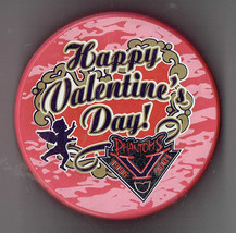 2001 Philadelphia Phantoms Official Pink Valentines Day Puck Rare Vhtf Scarce - £56.98 GBP