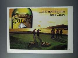 1976 Cutty Sark Scotch Ad - And Now it&#39;s Time for a Cutty - £14.78 GBP