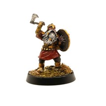 Dwarf Warrior 1 Painted Miniature Khazad-dum Moria Fighter Middle-Earth - $32.00