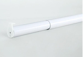 30 inch - 48 inch White Adjustable Closet Rod, 1.26”W X 1.26”D - $23.99