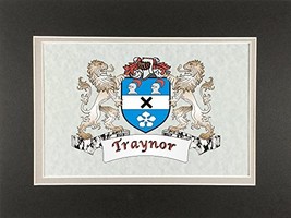 Traynor Irish Coat of Arms Print - Frameable 9&quot; x 12&quot; - $24.00