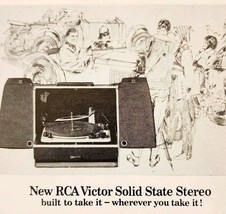 1965 RCA Victor Solid State Stereo Advertisement Home Sound Equipment E91D - $19.99
