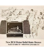 1965 RCA Victor Solid State Stereo Advertisement Home Sound Equipment E91D - €17,46 EUR