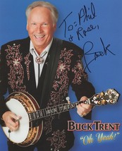 Buck Trent Country &amp; Western Singer Large Hand Signed Photo - £8.64 GBP
