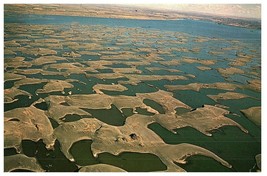 Vintage Aerial View Sand Dunes at Potholes Reservoir Washington Postcard 1969 - £9.45 GBP