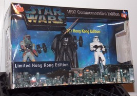 1997 Star Wars  Darth Vader, Boba Fett &amp; Stormtrooper 3 Figure Set New In Box - £62.92 GBP