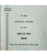 Troy Maine Annual Town Report Booklet 1956 New England Waldo County Hist... - €25,60 EUR