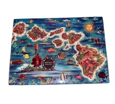 Vtg Map Of The Hawaiian Island Collectible Fridge Magnet - £4.74 GBP
