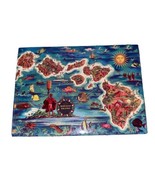 Vtg Map Of The Hawaiian Island Collectible Fridge Magnet - £4.69 GBP