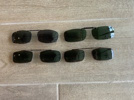Set of 4 Universal Sunclips Brown Grey - $49.50
