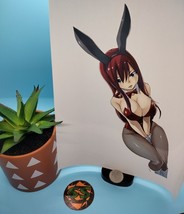 Fairy Tail - Erza Scarlet (Bunny Suit) - Waterproof Sticker Decal - £2.39 GBP+