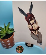 Fairy Tail - Erza Scarlet (Bunny Suit) - Waterproof Sticker Decal - £2.35 GBP+