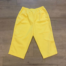 Kim Rogers Pull On Shorts ~ Sz 10P ~ Yellow ~ High Rise ~ 16.5&quot; Inseam - £13.69 GBP