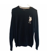 US Polo Assn USPA Men&#39;s Pullover Sweater Big Pony Black &amp; White Embroide... - £21.91 GBP