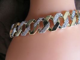 10CT  Round Cut Moissanite Diamond Men&#39;s Tennis Bracelet 925 Sterling Silver - £633.08 GBP