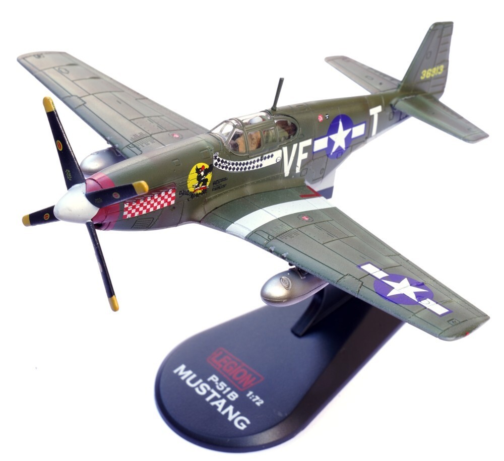 P-51 P-51B Mustang  &quot;Shangri-La&quot; 336th FS 4th FG USAAF  1/72 Scale Dieca... - $56.42