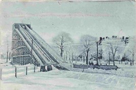 Toboggan Slide Lincoln Park Chicago Illinois 1908 postcard - £6.16 GBP