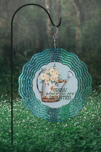 Spring Home Decor Double-Sided Aluminium Wind Spinner - $31.95