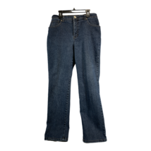 Charter Club Jeans Womens Size 10 Dark Blue Denim Classic Narrow Leg Slimming - £12.73 GBP
