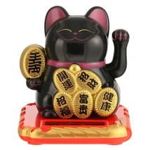 Wealth Waving Hand Cat Chinese Lucky Cat  Maneki Neko Cute Lucky Cat Craft Art S - £28.61 GBP