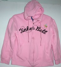 Disney Pink tinker Bell Hoodie Size M 10/12 - £15.94 GBP