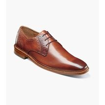 Stacy Adams Giorgetti Plain Toe Oxford Shoes Leather Cognac 25781-221 image 3