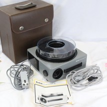 Kodak Carousel S Slide Projector made in Germany Tray Case Manual Remote... - $303.79