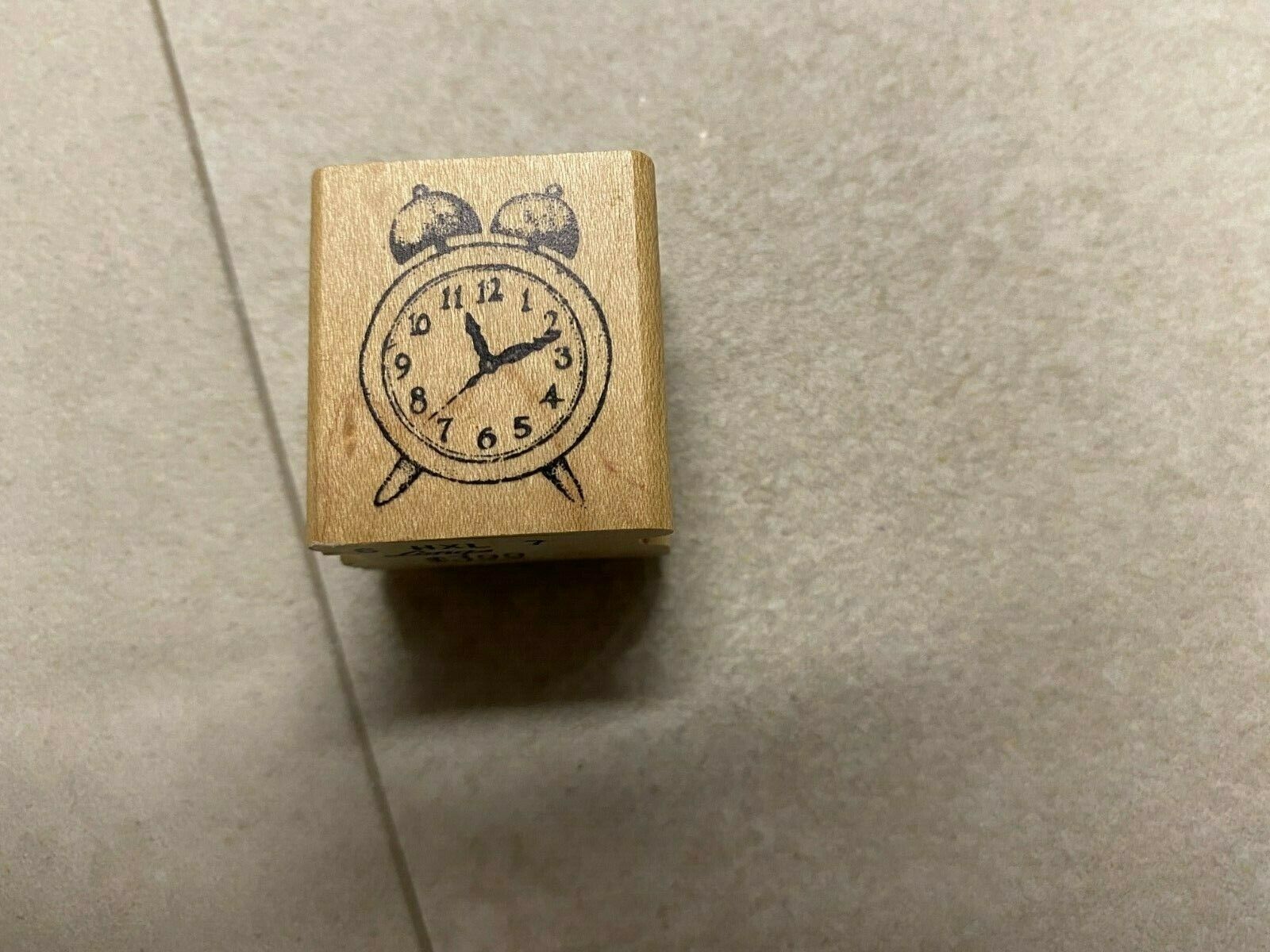 All About Time Clocks New Wood Mounted Rubber Stamps Buy More & Save! Item image 6