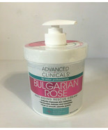 Advanced Clinicals Spa Size Bulgarian Rose Anti Aging Rescue Cream 16 Oz... - $20.15 CAD