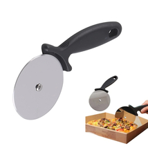 Pizza Knife Pastry Cutter Slicer Cookie Cake Cooking Dough Roller Wheel Tool - £15.82 GBP