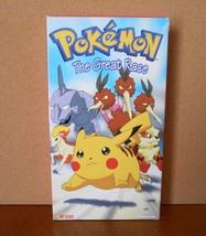 Pokemon The Great Race VHS Tape Pioneer Animation - £7.39 GBP