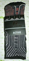 Russell Performance Boys Crew Socks 3 Pair Size LARGE 3-9 NEW Black White - £10.64 GBP