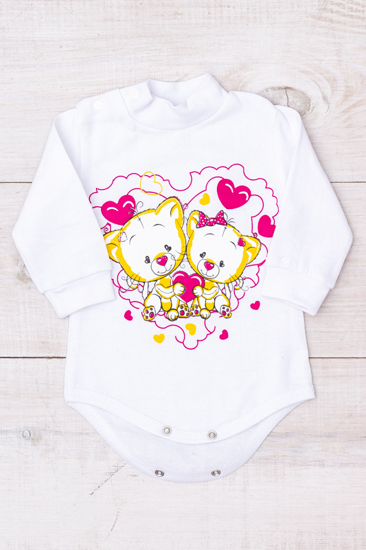 Bodysuit (infant girls), Winter,  Nosi svoe 9545-023-33-5 (molochnyj-kot... - $11.58