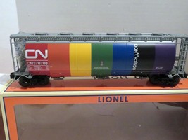 Lionel Trains - 19345 C/N Three Bay Cylindrical HOPPER- Stnd &#39;O&#39;- New - B10 - £58.48 GBP