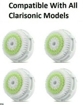 4-PK ACNE Facial Brush Head Replacements Mia Aria Pro Smart Fits All Clarisonic - £12.77 GBP