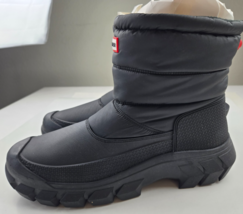 Hunter Intrepid Short Snow Boots for Women - Textile and Synthetic Upper... - $72.77