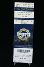 New York Yankees vs Toronto Blue Jays MLB Ticket w Stub 09/16/2009 Inaugural - £9.06 GBP