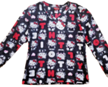 Sanrio Hello Kitty 2010 Cute Long Sleeve Fleece Pajama Soft Cozy Large N... - $18.55