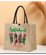 Alpha Kappa Alpha 1908 Canvas Tote - $28.00