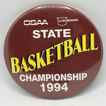 Oregon OSAA State High School Basketball Championship Sports Pinback But... - $7.95