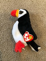 TY Retired Beanie Baby Puffer Penguin Bird 1997 Original Ty With Tags - £7.56 GBP